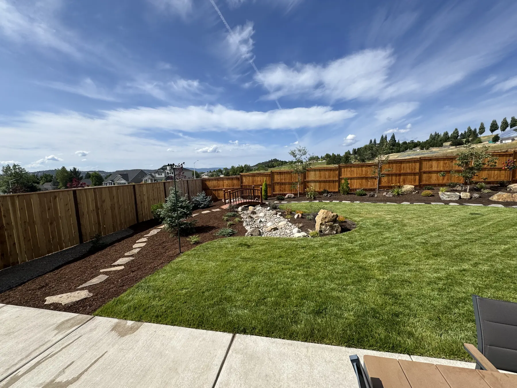 Element Landscape project in Southern Oregon